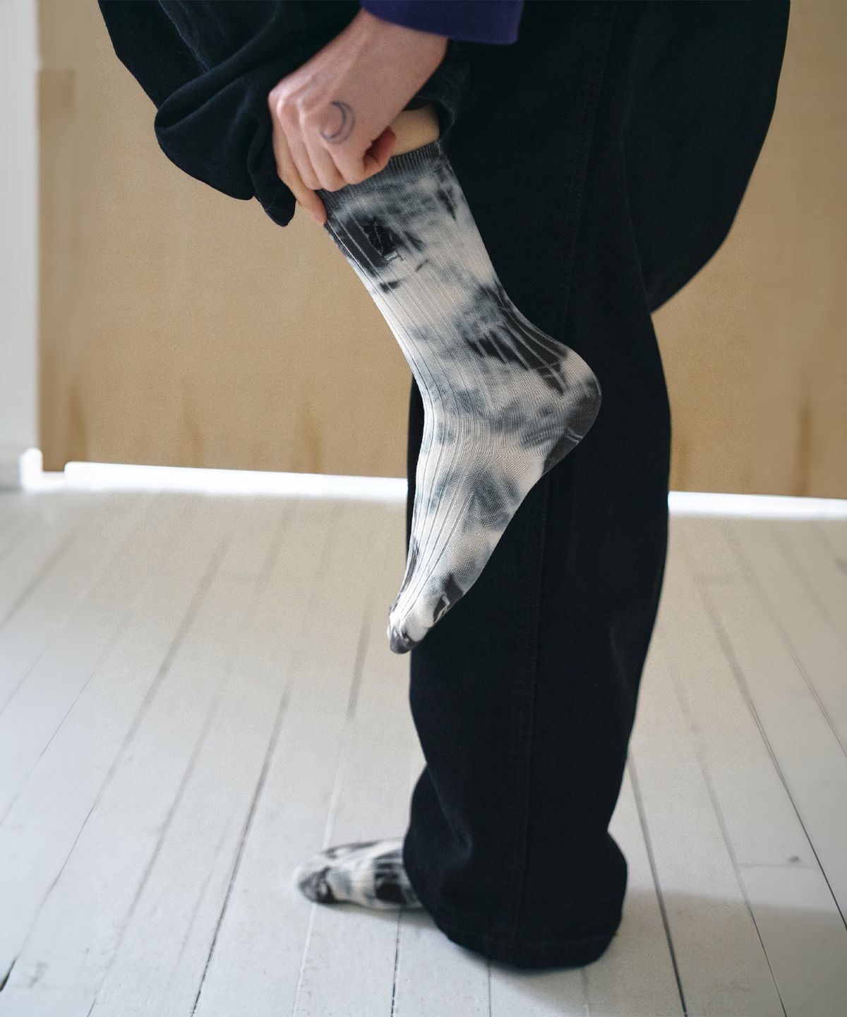 유르트(YURT) TEEL SILKET SOCKS 틸 염색 양말_2COLOR