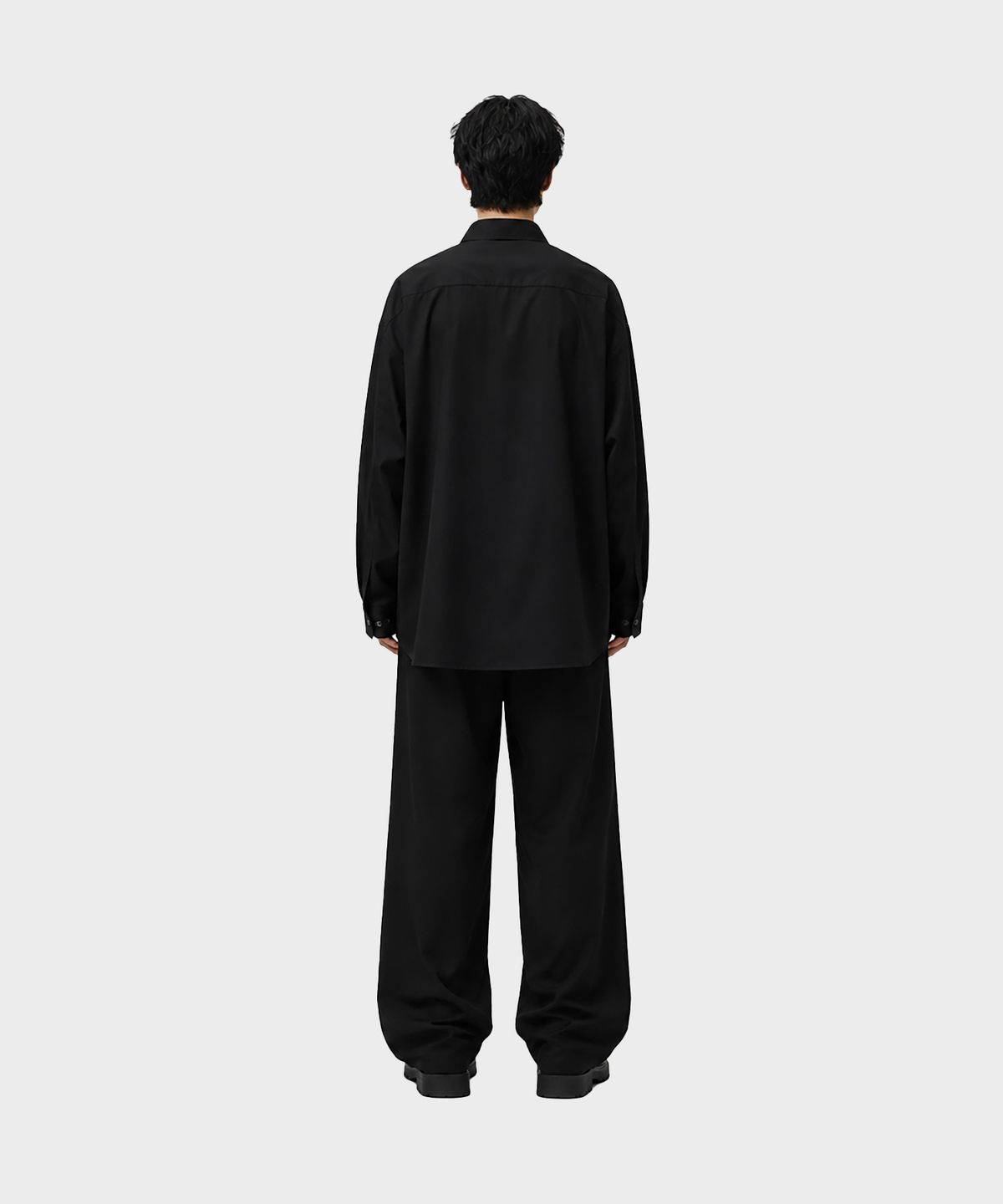 상민(SANGMIN) 재기드 몬스터 블랙 셔츠