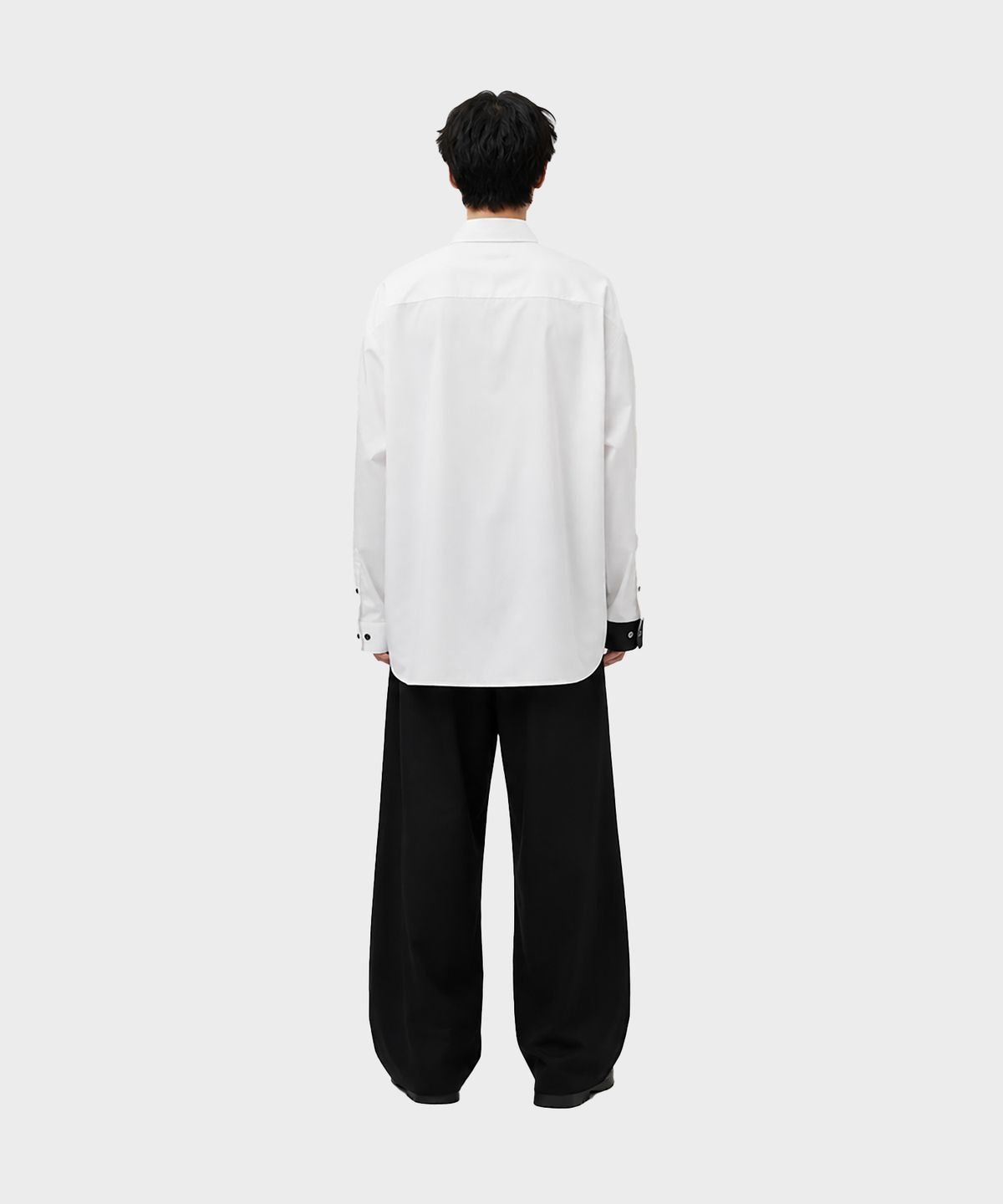 상민(SANGMIN) 재기드 몬스터 화이트 셔츠