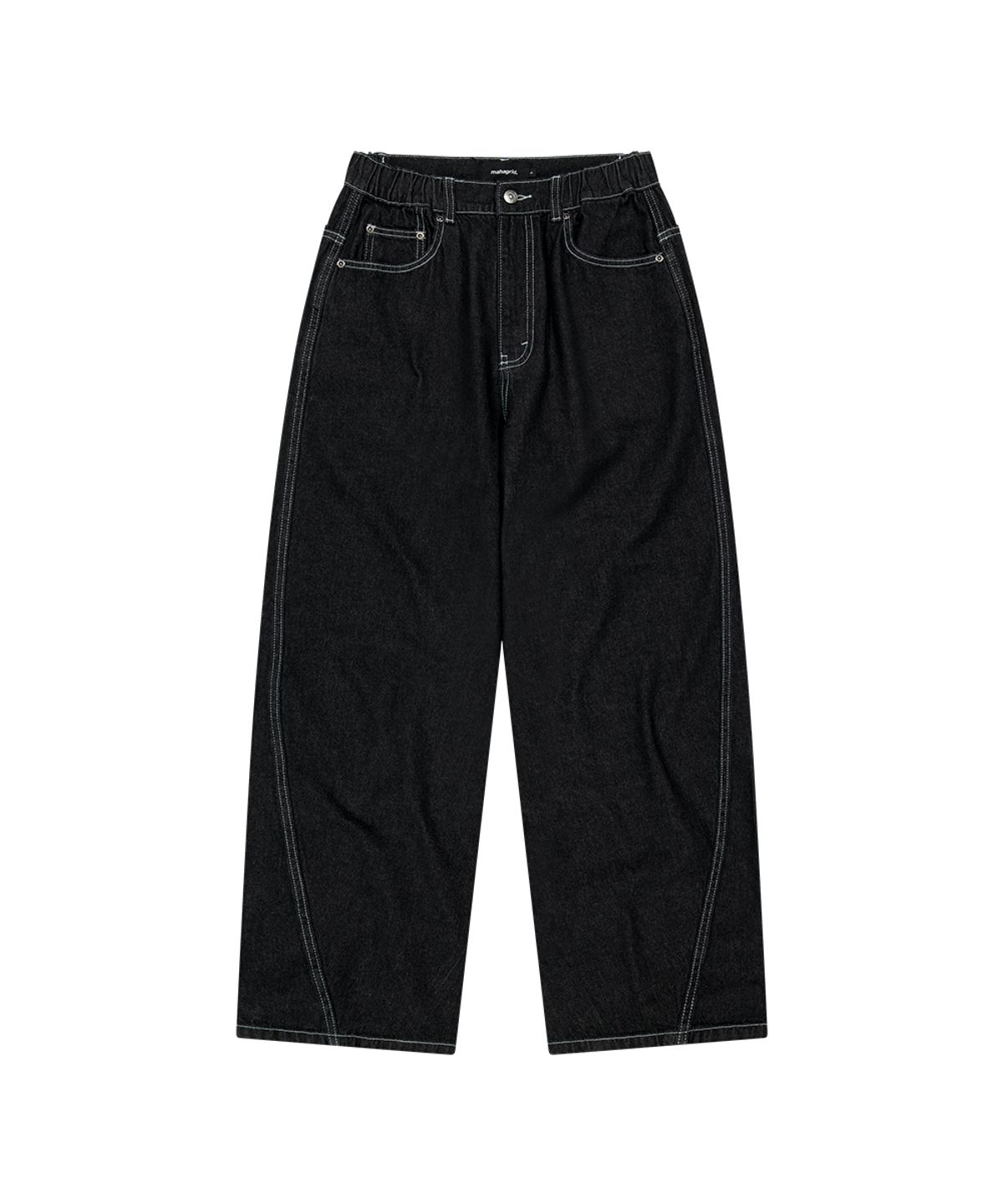 마하그리드(MAHAGRID) SOLAR EMB LIGHT DENIM PANT_2colors