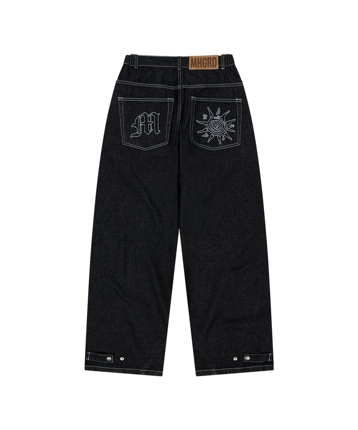 마하그리드(MAHAGRID) SOLAR EMB LIGHT DENIM PANT_2colors