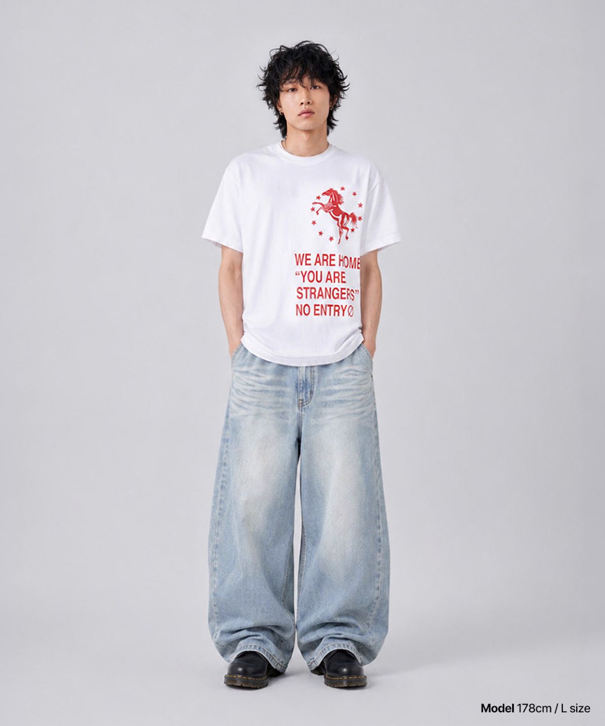 마하그리드(MAHAGRID) SOLAR EMB LIGHT DENIM PANT_2colors
