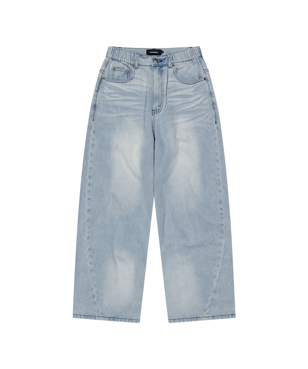 마하그리드(MAHAGRID) SOLAR EMB LIGHT DENIM PANT_2colors