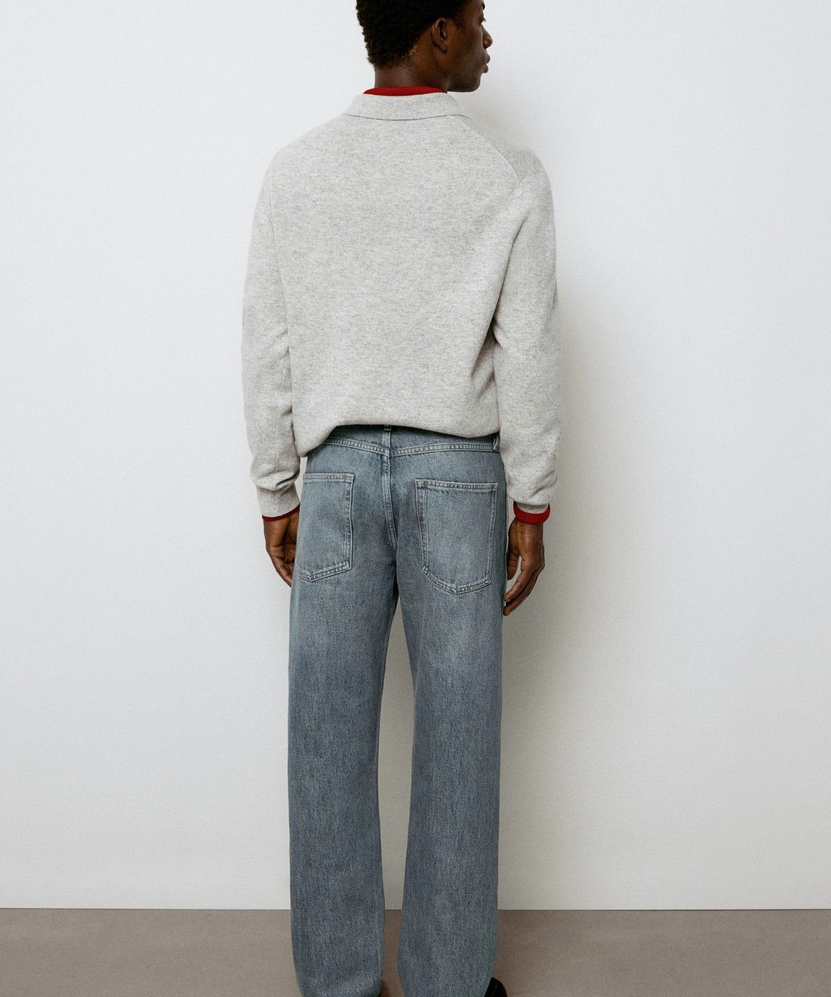 마시모두띠(MASSIMO DUTTI) 와이드 레그 진