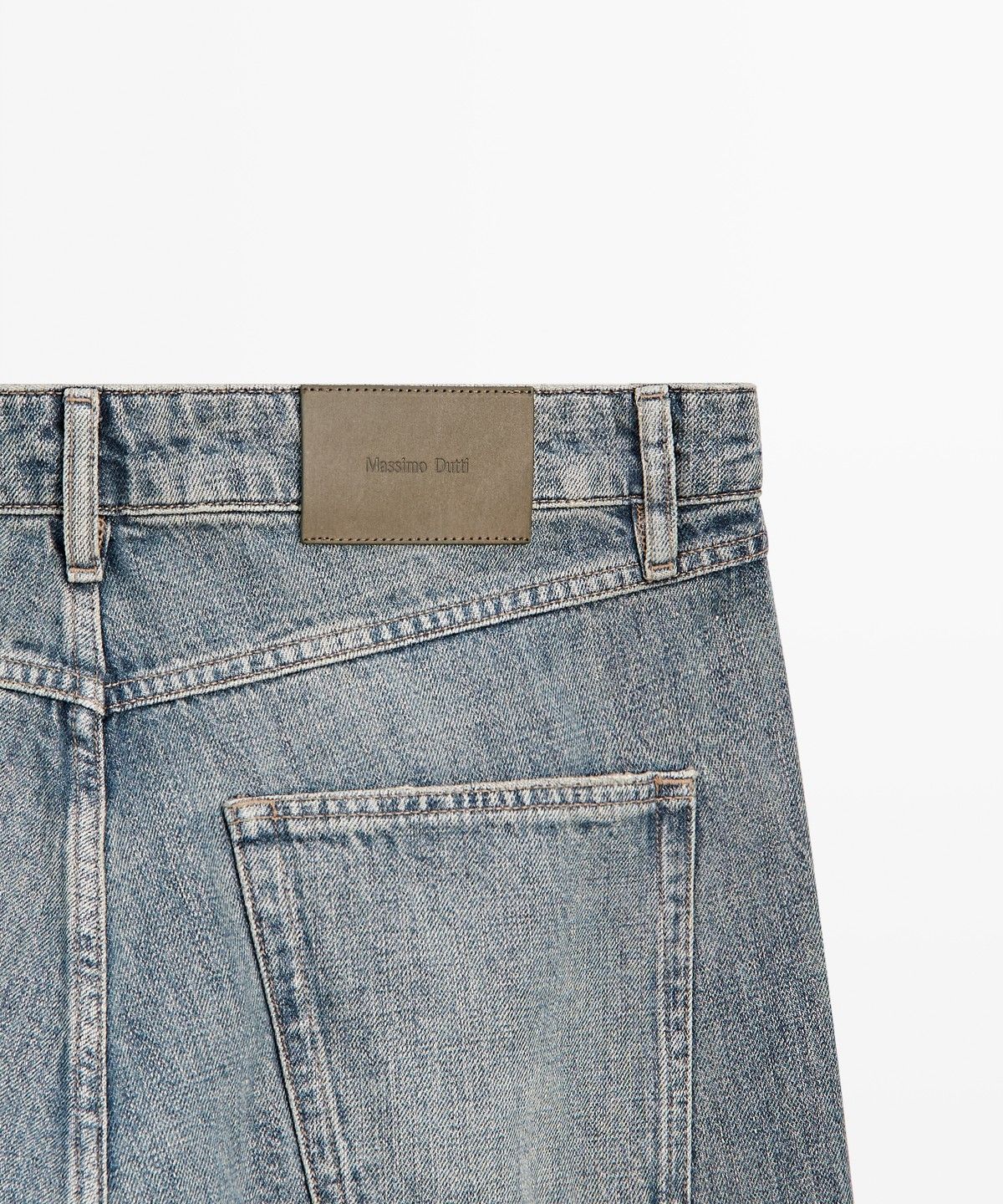 마시모두띠(MASSIMO DUTTI) 와이드 레그 진