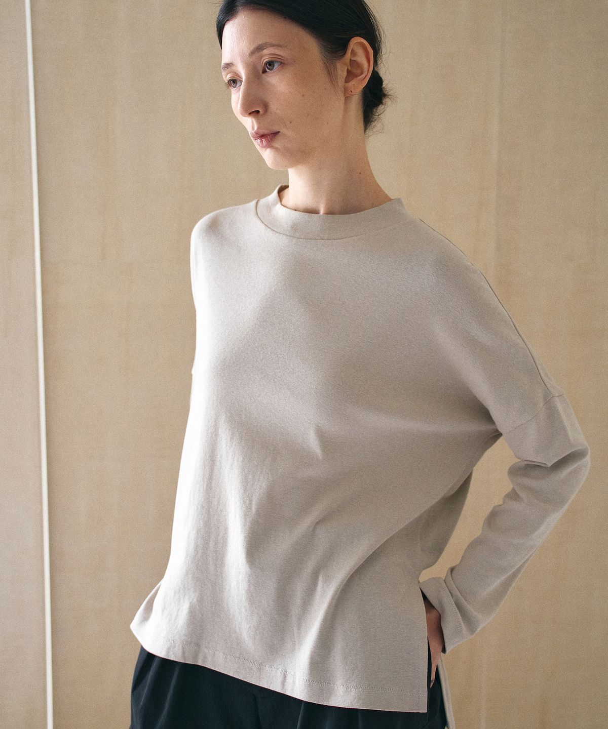 유르트(YURT) Mock Neck T-Shirts_4COLOR