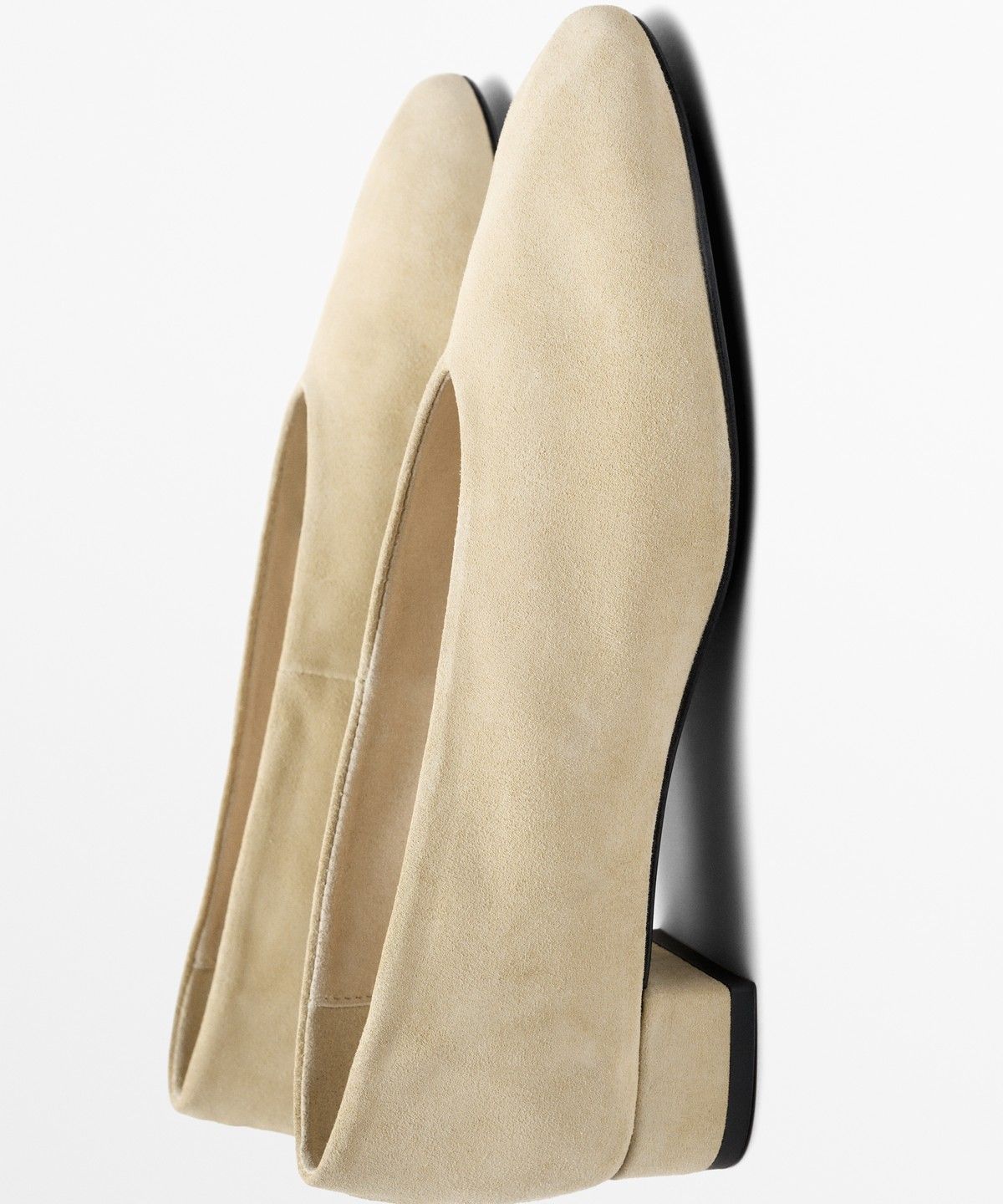 마시모두띠(MASSIMO DUTTI) 스플릿 스웨이드 힐