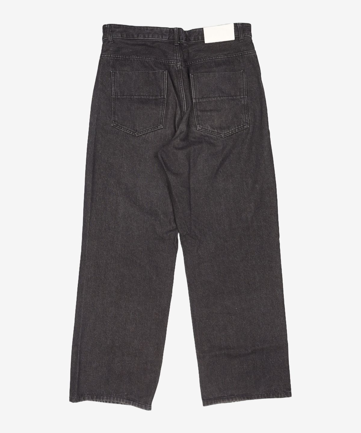 데케트(DECET) Mid Rise Wide Jeans DCPT027AshBlack 34