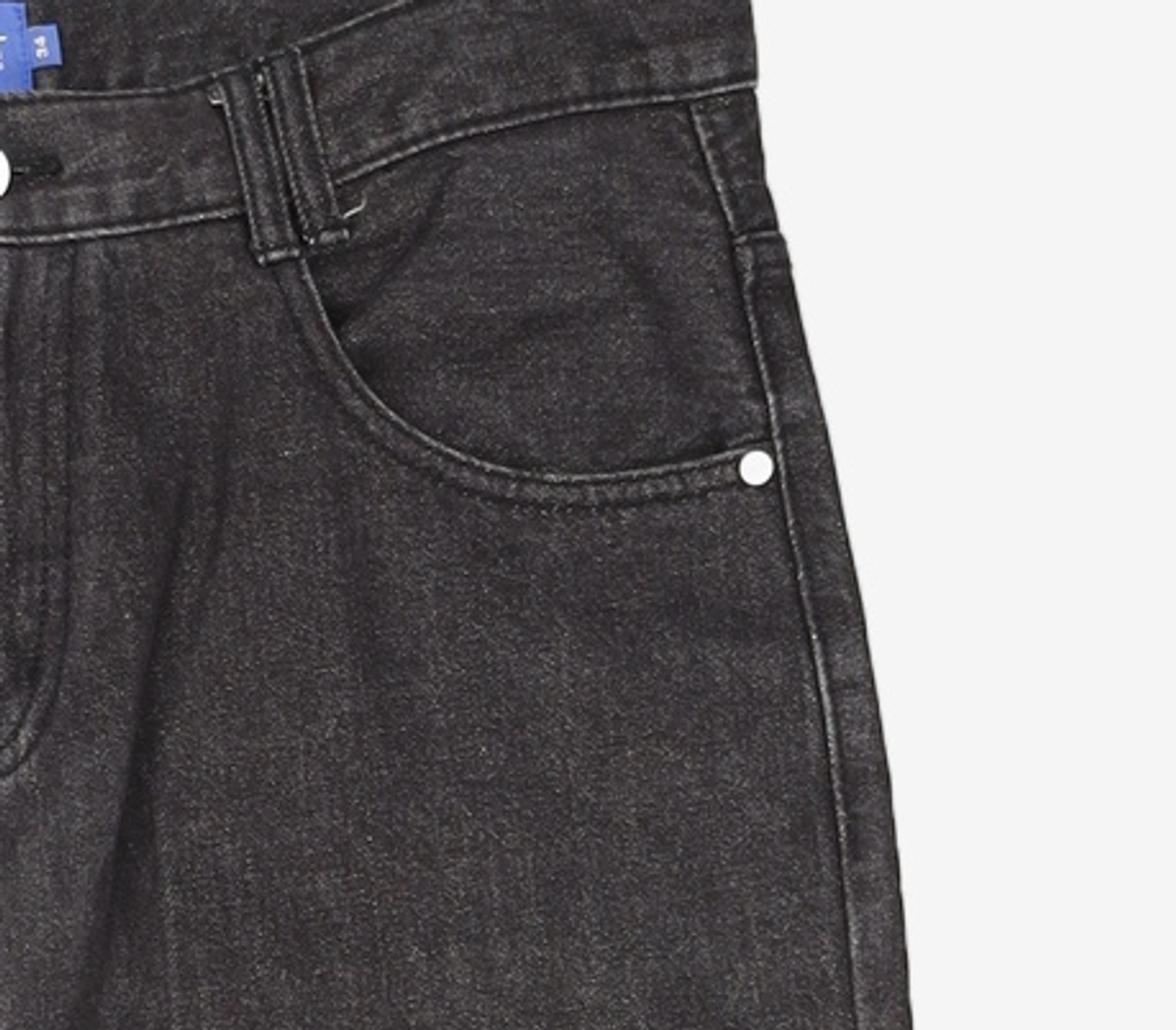 데케트(DECET) Mid Rise Wide Jeans DCPT027AshBlack 34