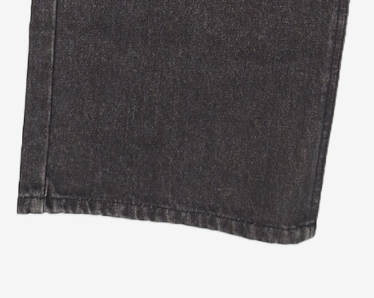 데케트(DECET) Mid Rise Wide Jeans DCPT027AshBlack 34