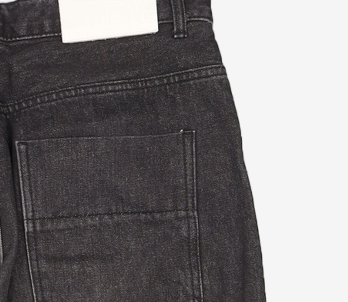 데케트(DECET) Mid Rise Wide Jeans DCPT027AshBlack 34