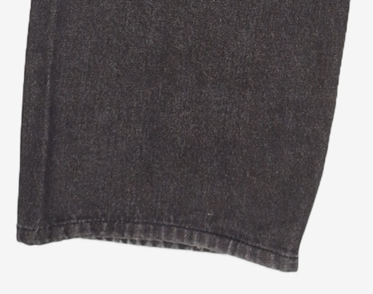 데케트(DECET) Mid Rise Wide Jeans DCPT027AshBlack 34