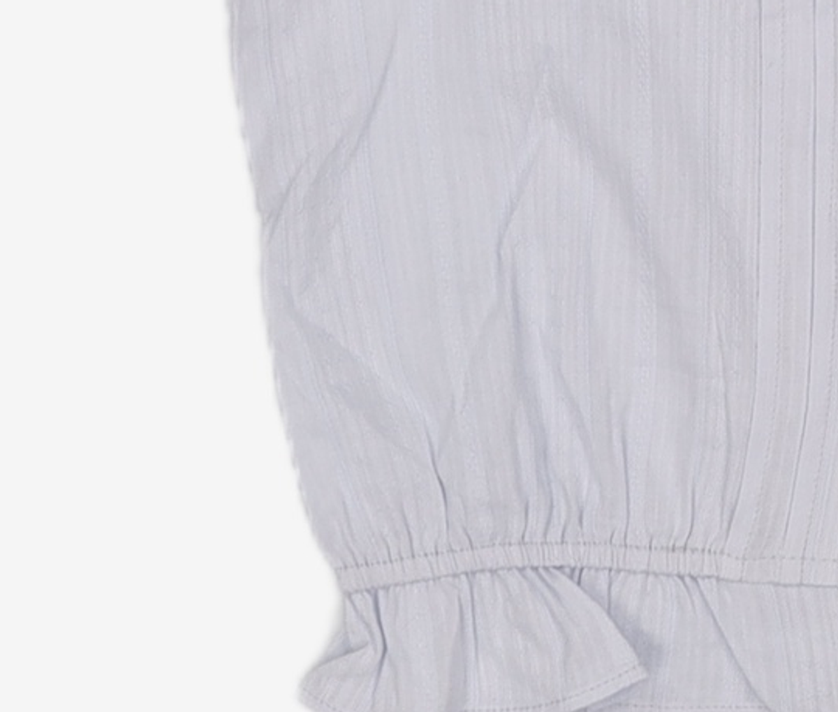 어몽(AMONG) A RUFFLE SQUARE-NECK BLOUSE_LIGHT BLUE S