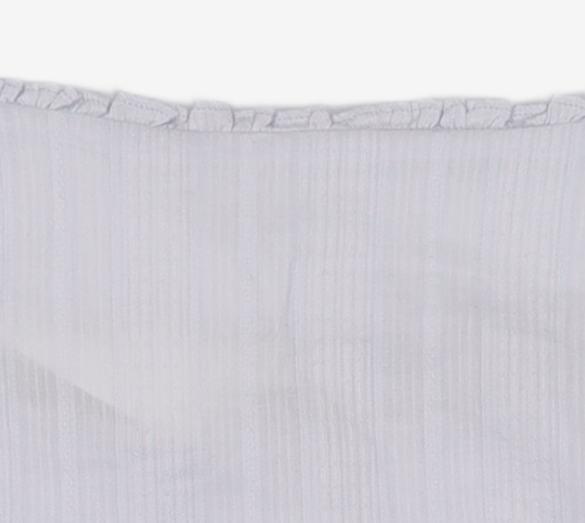 어몽(AMONG) A RUFFLE SQUARE-NECK BLOUSE_LIGHT BLUE S