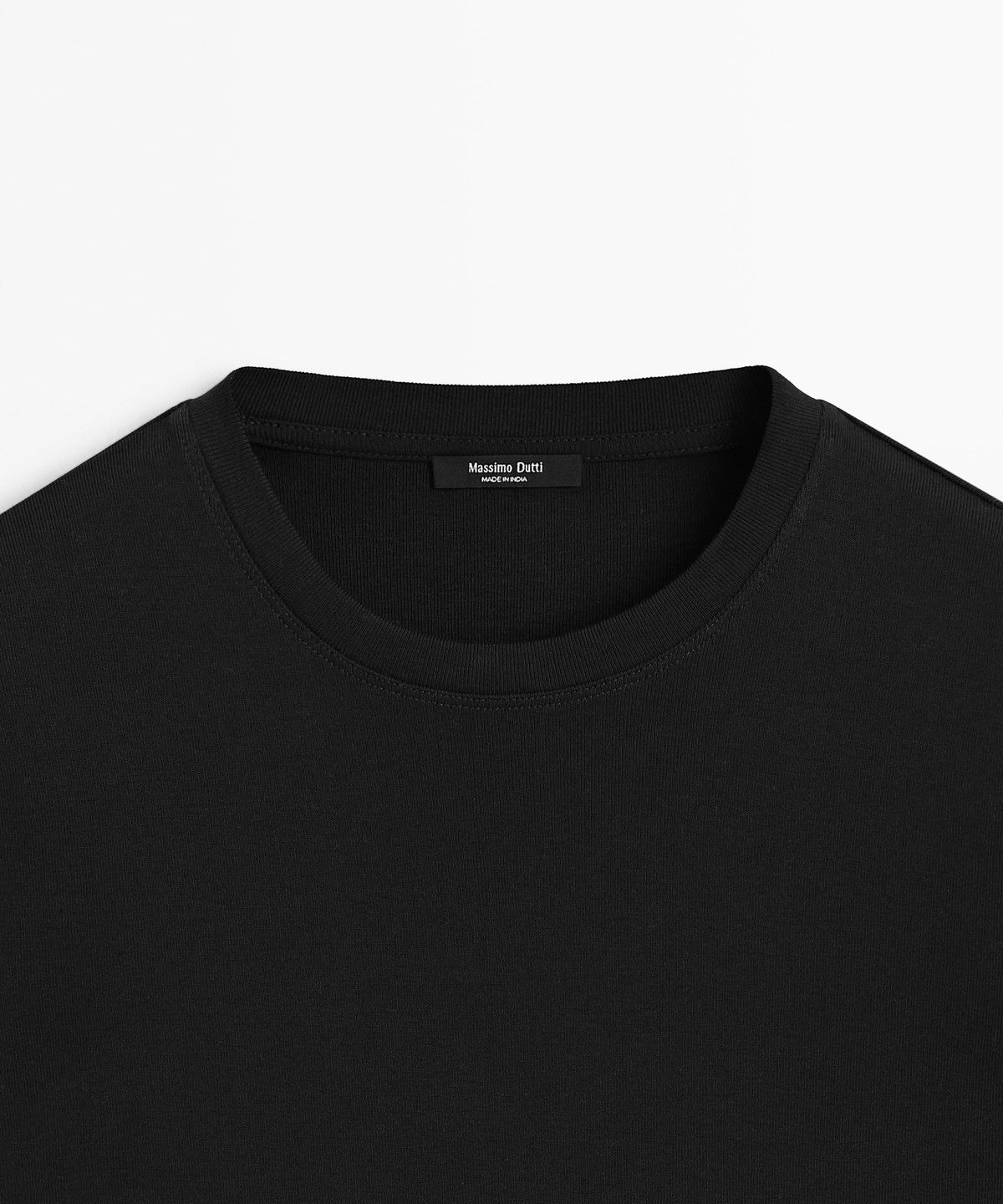 마시모두띠(MASSIMO DUTTI) 100% 코튼 긴소매 티셔츠