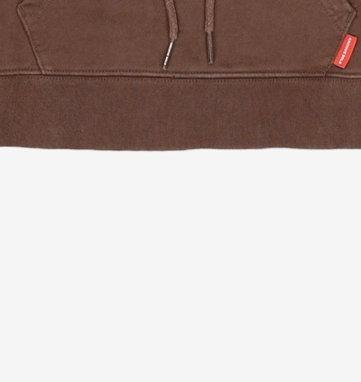 아카이브 볼드(ARCHIVE BOLD) 939 LOGO CROP HOOD (BROWN) FREE