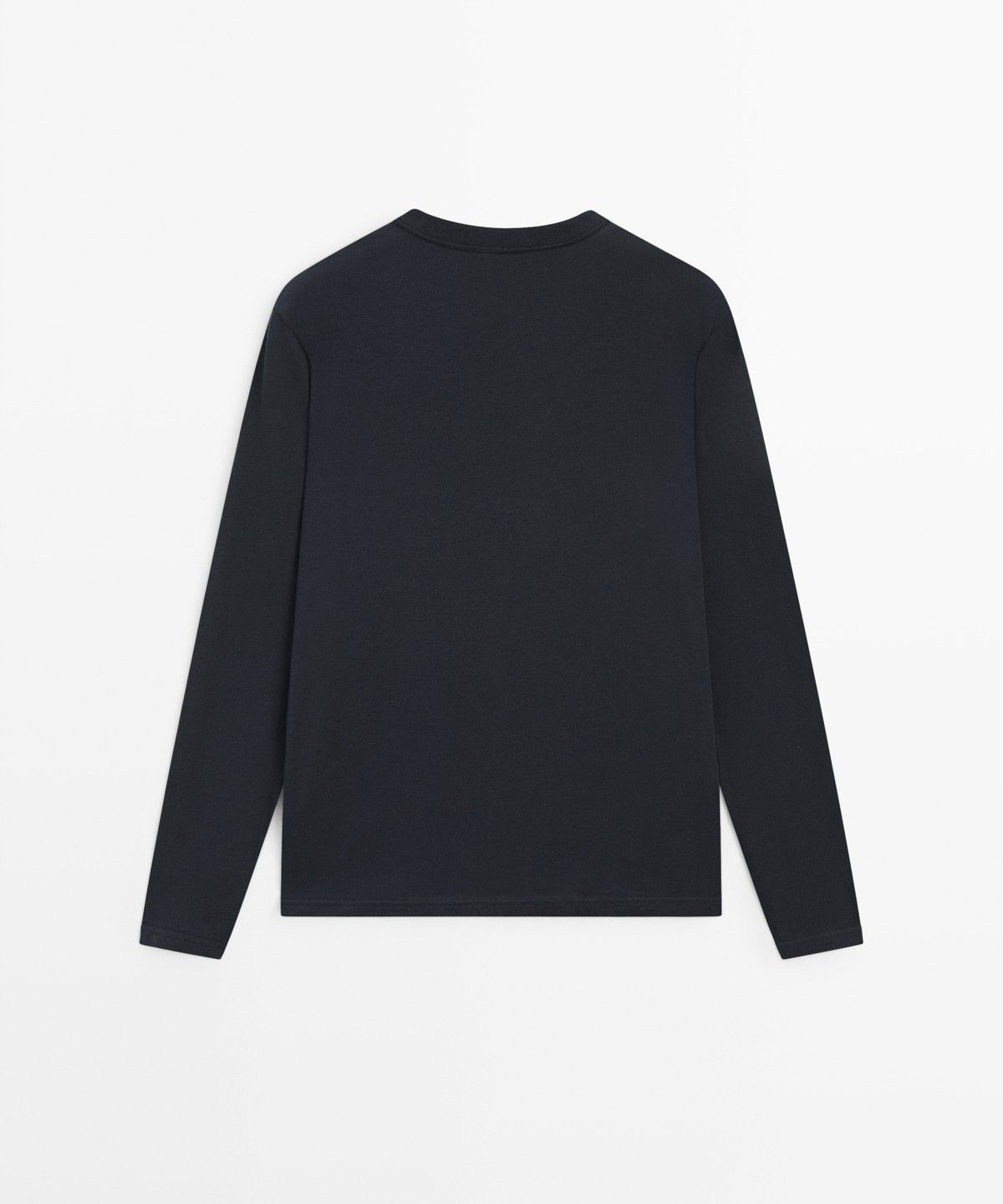 마시모두띠(MASSIMO DUTTI) 100% 코튼 긴소매 티셔츠