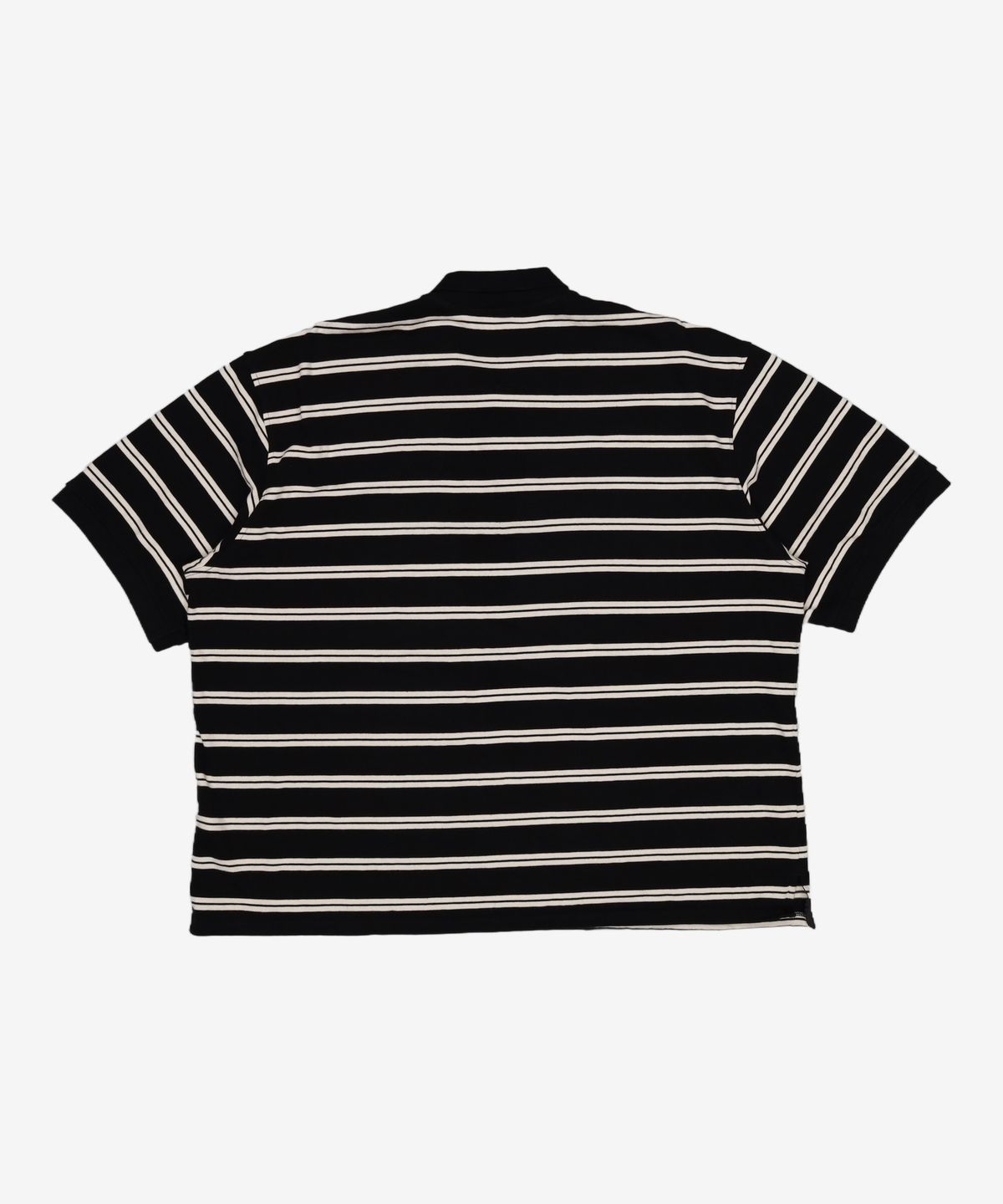모이프(MOIF) [SS25]WIDE POLO H/S SHIRT / BLACK STRIPE 3