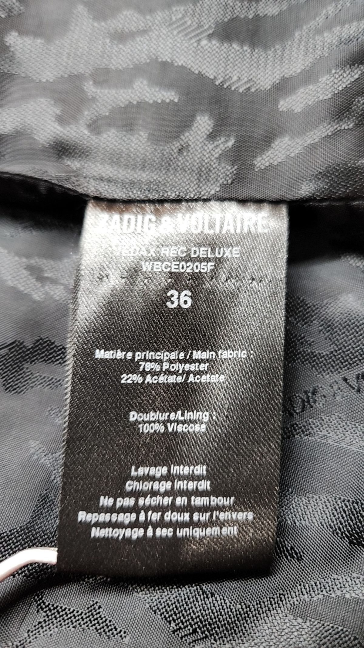 쟈딕 앤 볼테르(ZADIG & VOLTAIRE) 슈트/블레이저 재킷 36