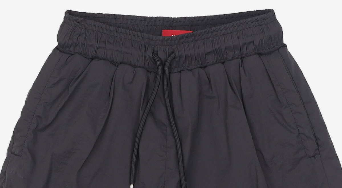 우알롱(WOOALONG) String short pants - BLACK S