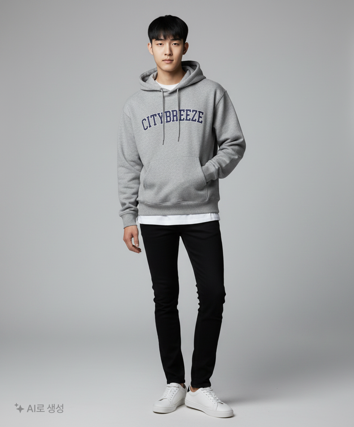 시티브리즈(CITYBREEZE) 에센셜 빅로고 후디_4COLORS S