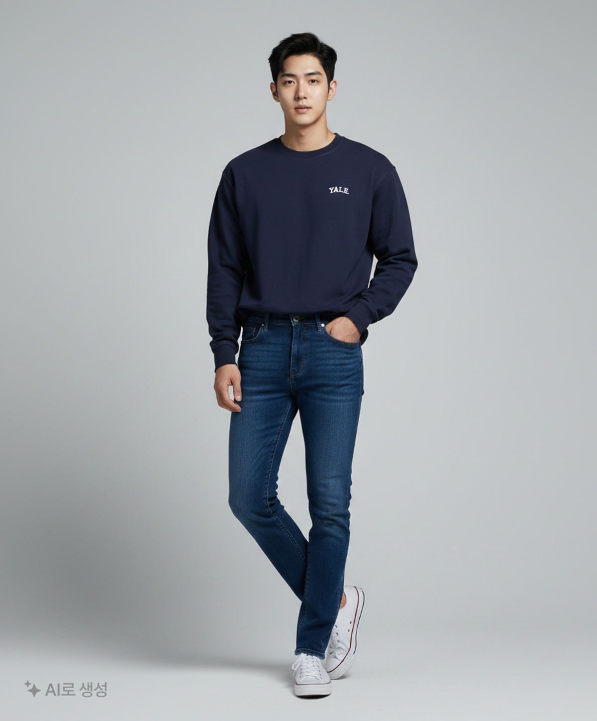 예일(YALE) 긴소매 티셔츠 L