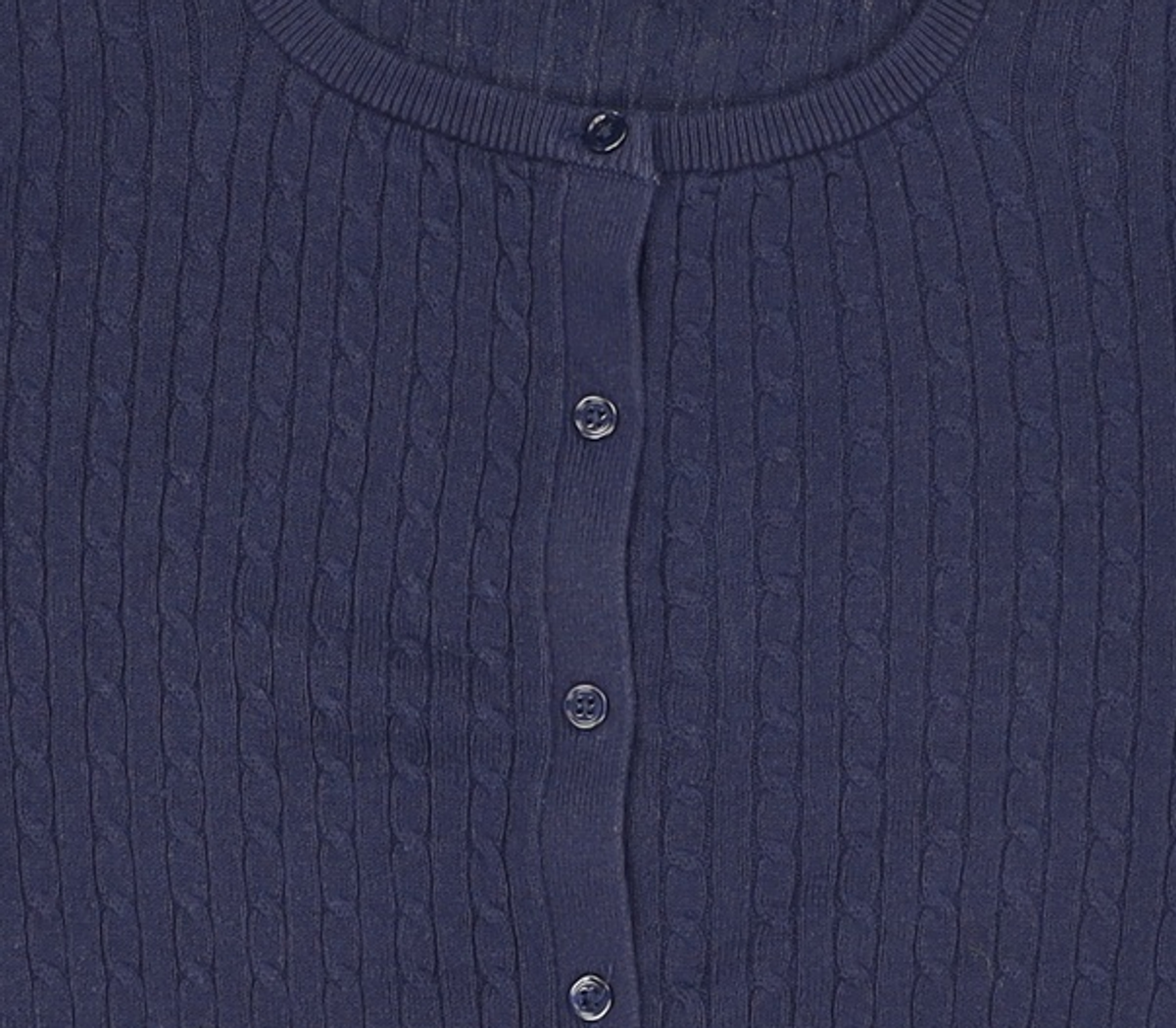 미쏘(MIXXO) 스퀘어넥 케이블 반팔 가디건_MIWCKE518T L