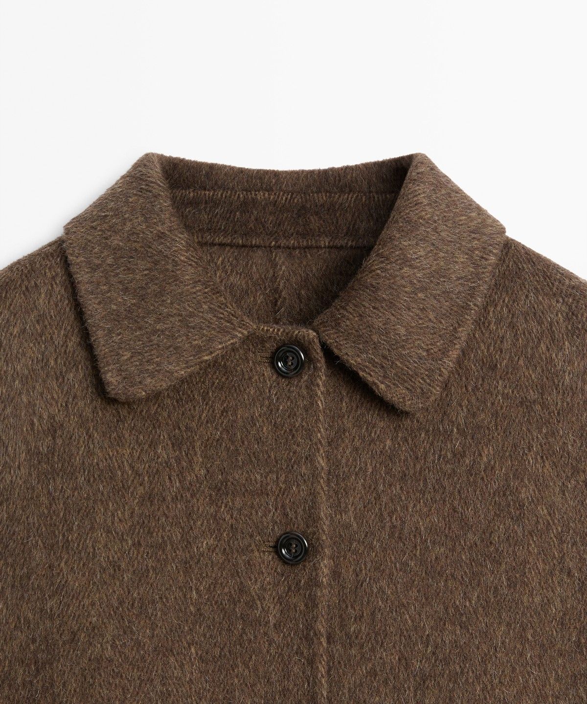 마시모두띠(MASSIMO DUTTI) 버튼 디테일 쇼트 코트