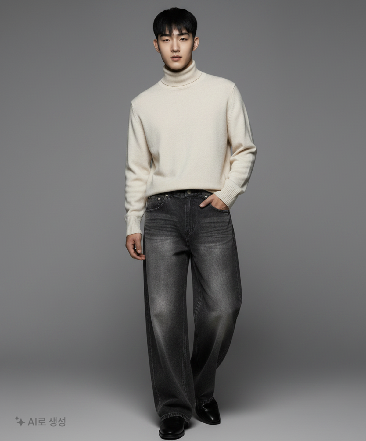 와르(WAAR) 청/데님 팬츠 L