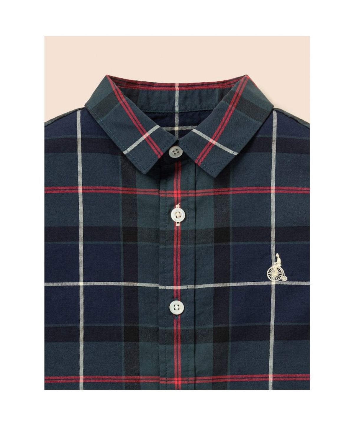 빈폴 키즈(BEANPOLE KIDS) [Essential] 헤릿 체크 셔츠  그린 (BI6864UE2M)