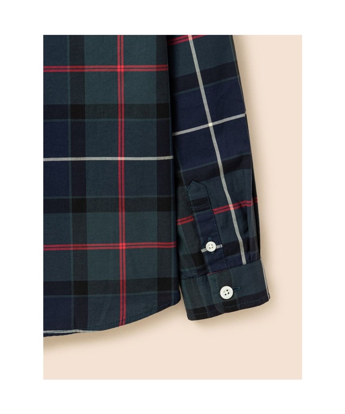 빈폴 키즈(BEANPOLE KIDS) [Essential] 헤릿 체크 셔츠  그린 (BI6864UE2M)
