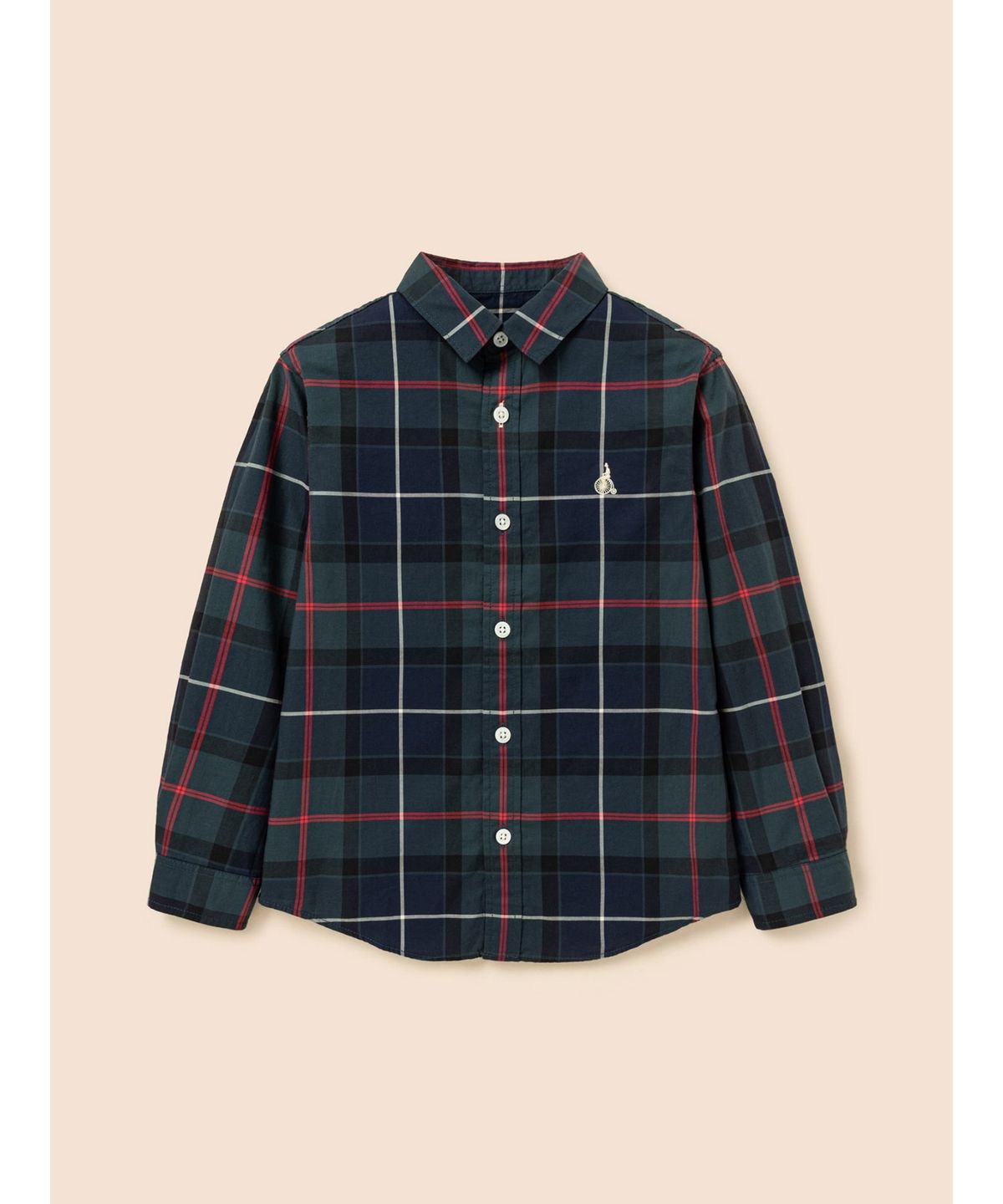 빈폴 키즈(BEANPOLE KIDS) [Essential] 헤릿 체크 셔츠  그린 (BI6864UE2M)