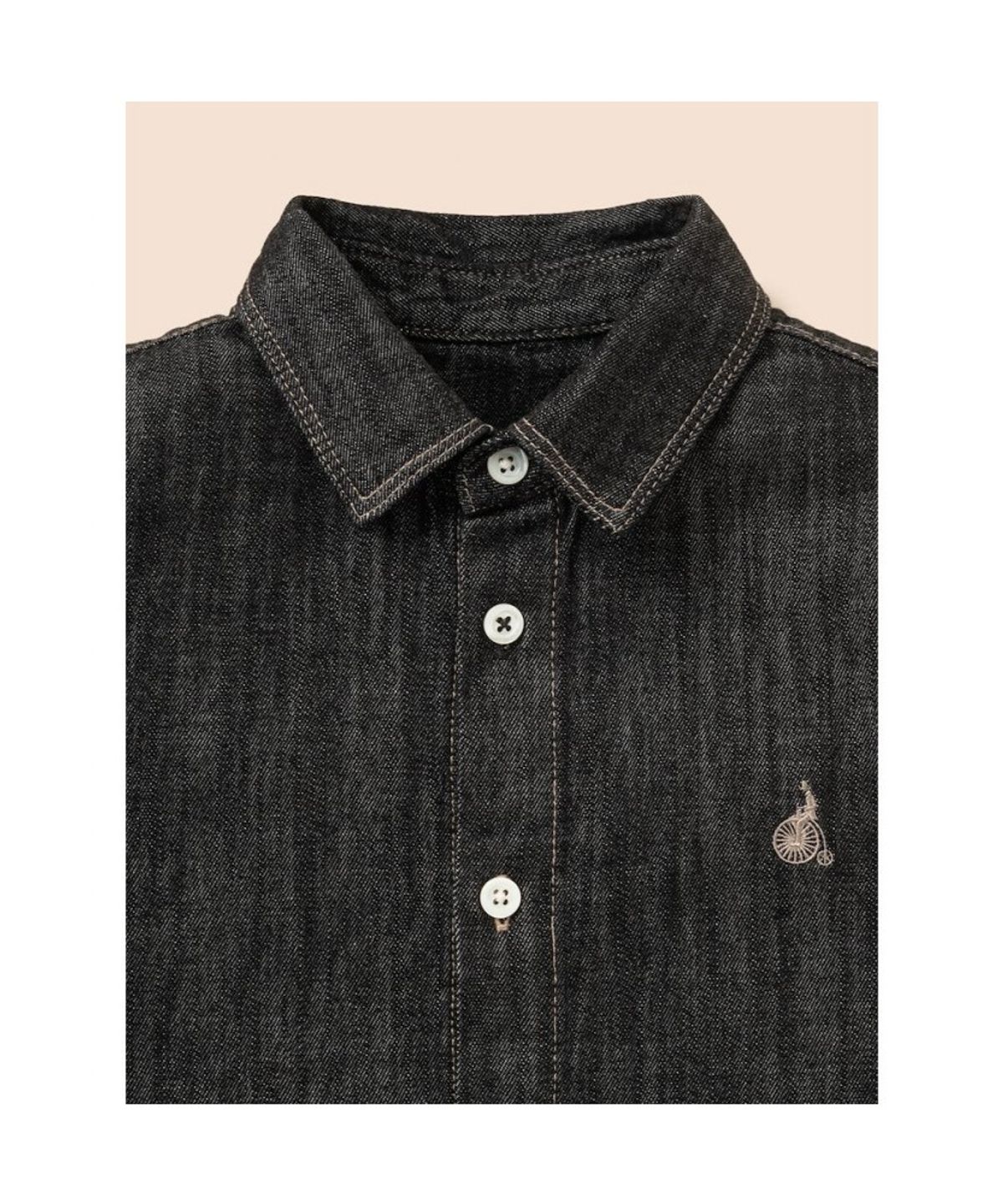 빈폴 키즈(BEANPOLE KIDS) [Essential] 데님 셔츠  블랙 (BI6864UE15)