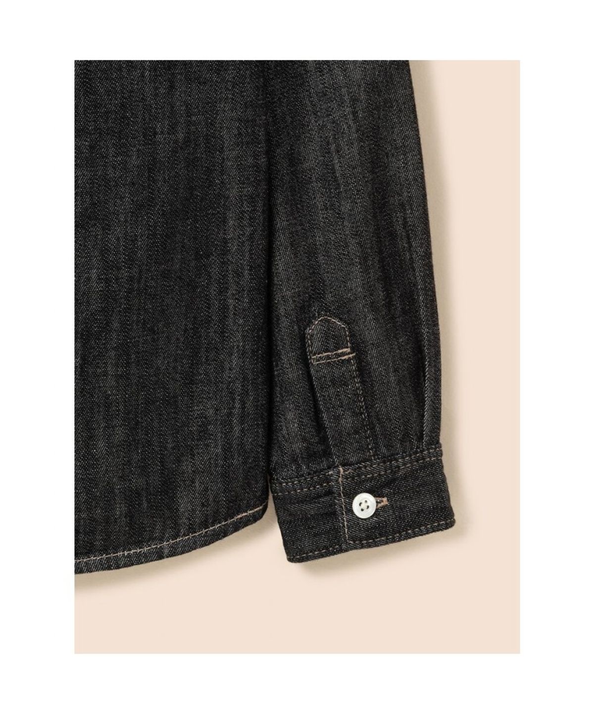 빈폴 키즈(BEANPOLE KIDS) [Essential] 데님 셔츠  블랙 (BI6864UE15)