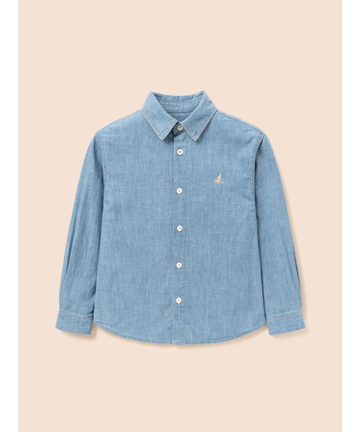 빈폴 키즈(BEANPOLE KIDS) [Essential] 데님 셔츠  스카이 블루 (BI6864UE1Q)