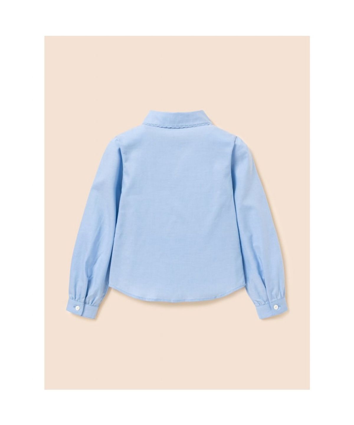 빈폴 키즈(BEANPOLE KIDS) 여아 클래식 옥스포드 블라우스형 셔츠  스카이 블루 (BI6864G01Q)