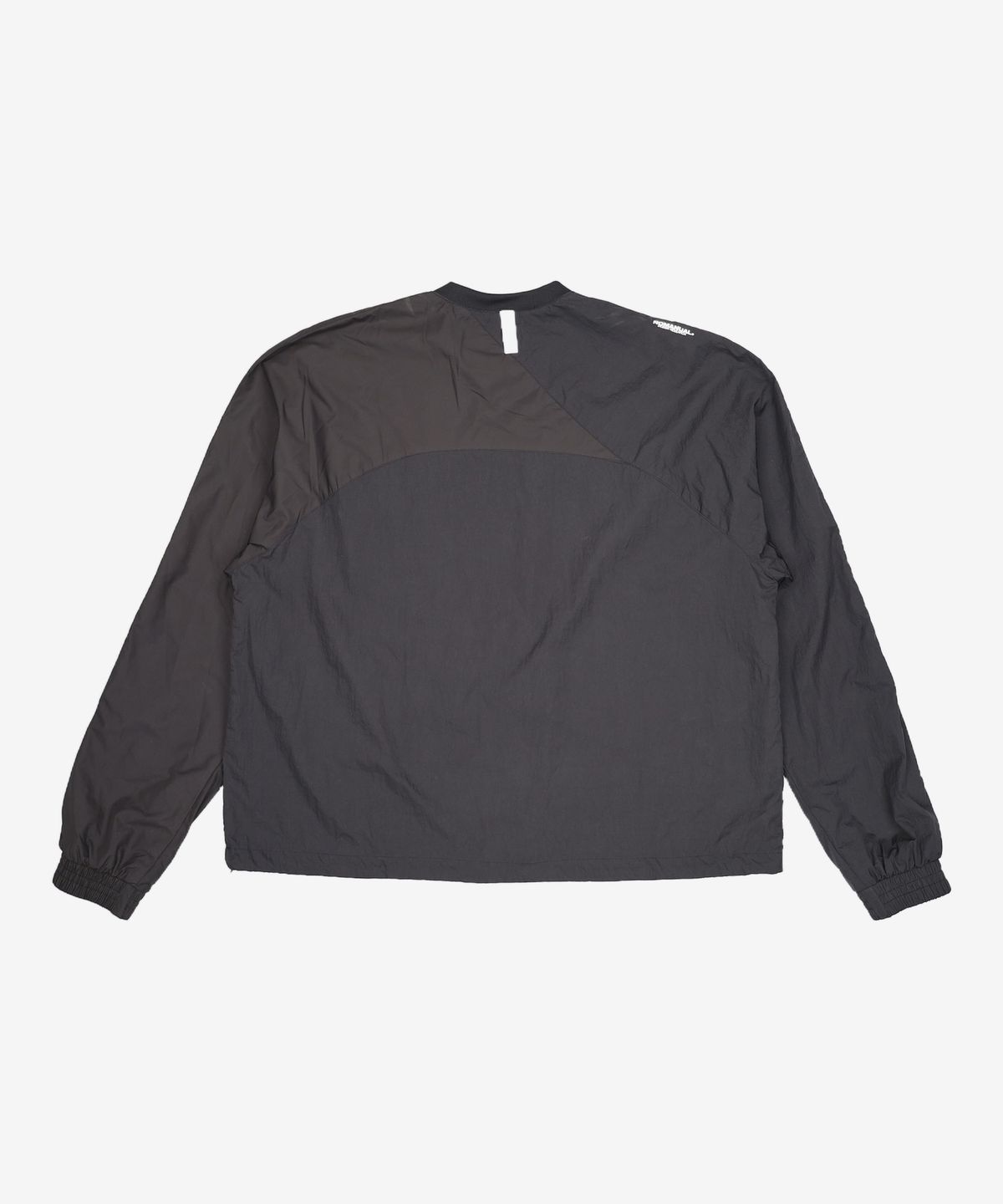 노매뉴얼(NOMANUAL) SLICED WARM-UP TOP - BLACK L