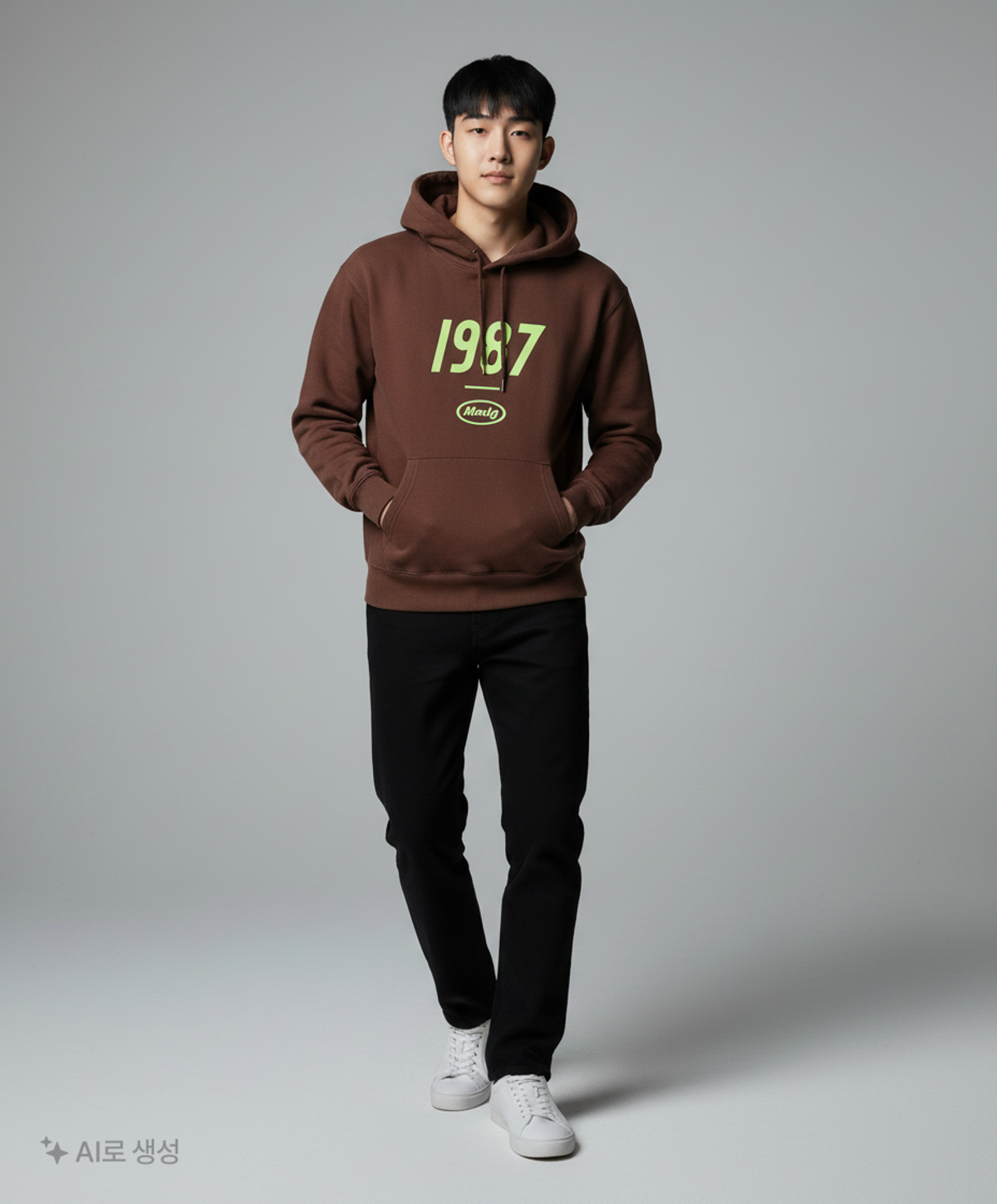 엠엠엘지(MMLG) [Mmlg] 19MG HOOD (WOODY BROWN) L