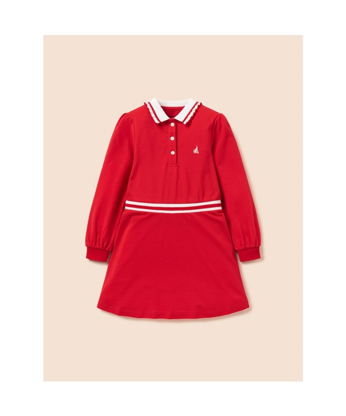 빈폴 키즈(BEANPOLE KIDS) [Essential] 신학기 피케 원피스  레드 (BI6871GE16)