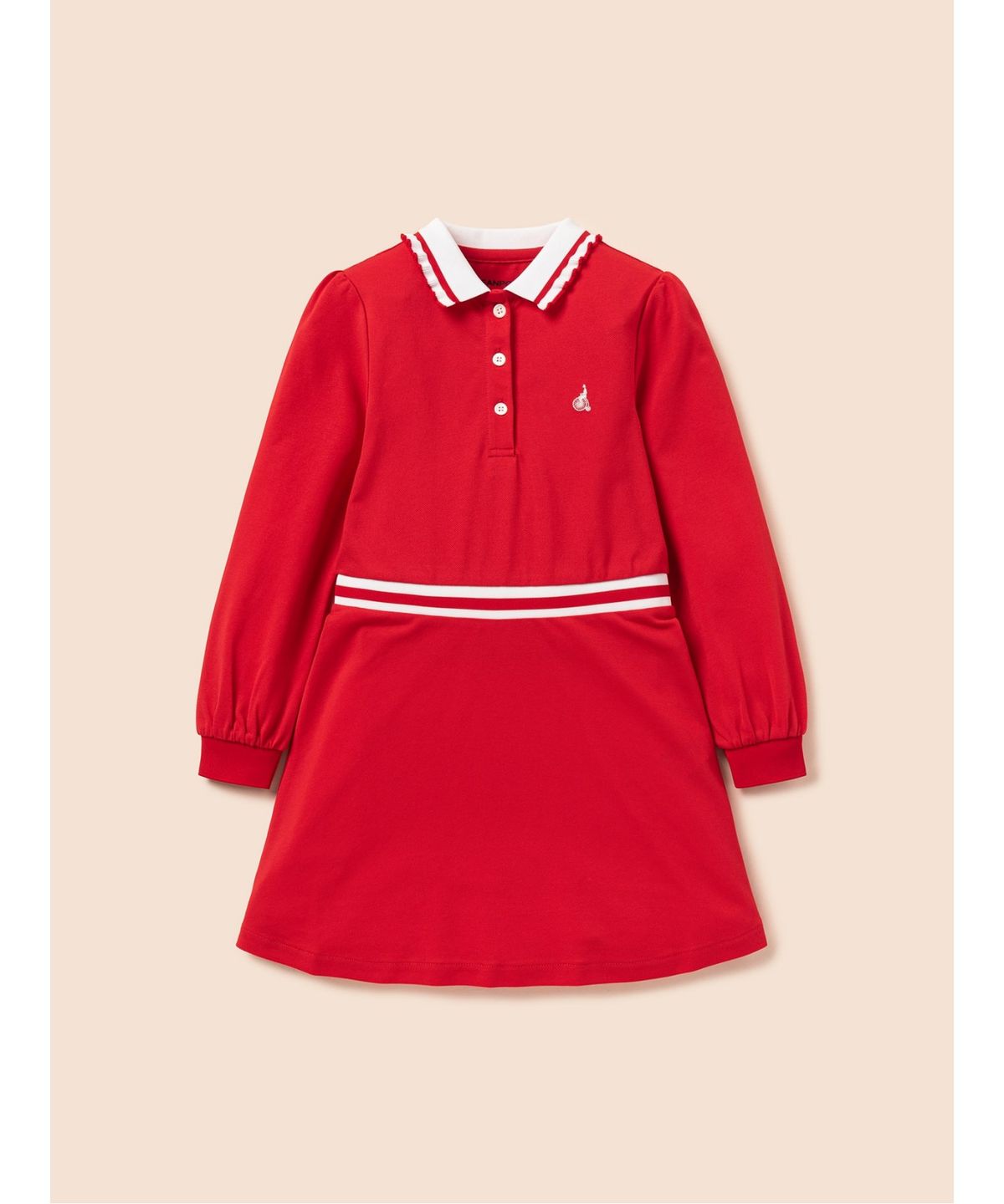 빈폴 키즈(BEANPOLE KIDS) [Essential] 신학기 피케 원피스  레드 (BI6871GE16)