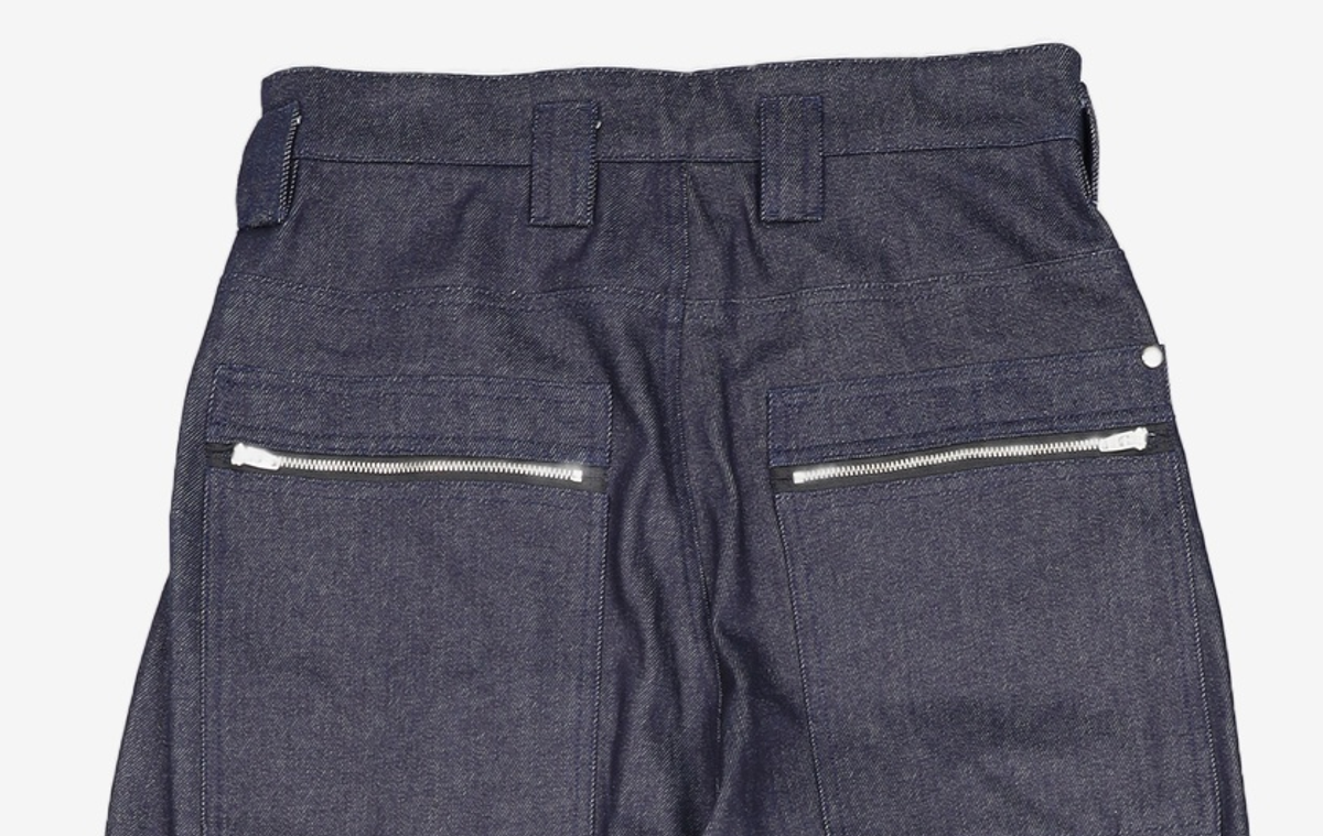 이에이(IEY) NU-MAC CARPENTER PANTS Dark Blue Camo M