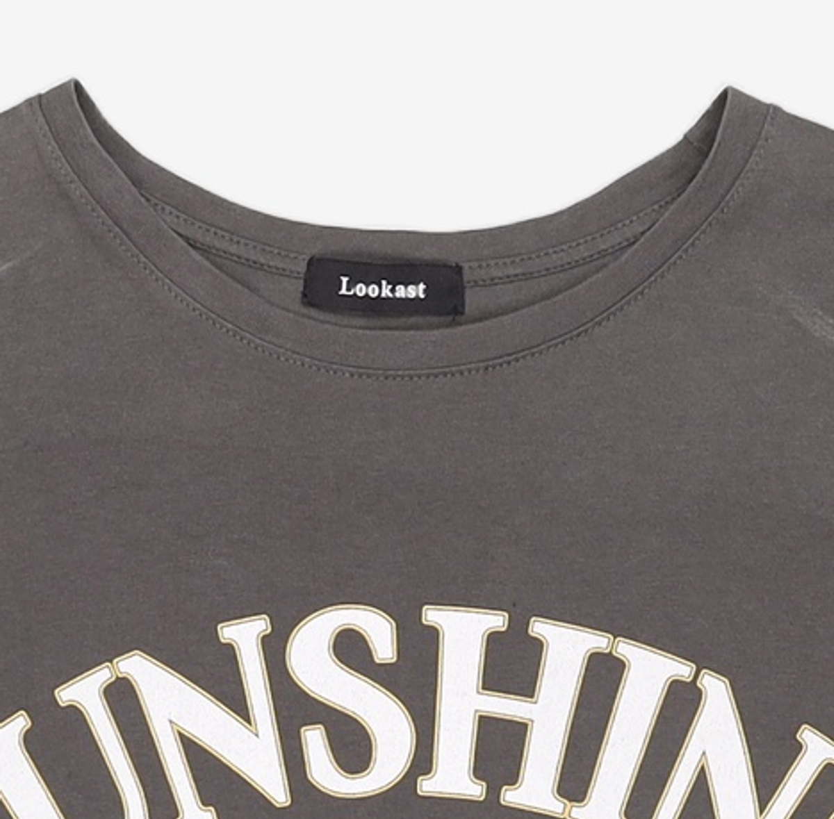 룩캐스트(LOOKAST) 차콜 썬샤인 티셔츠 / CHARCOAL SUNSHINE T-SHIRT ONE