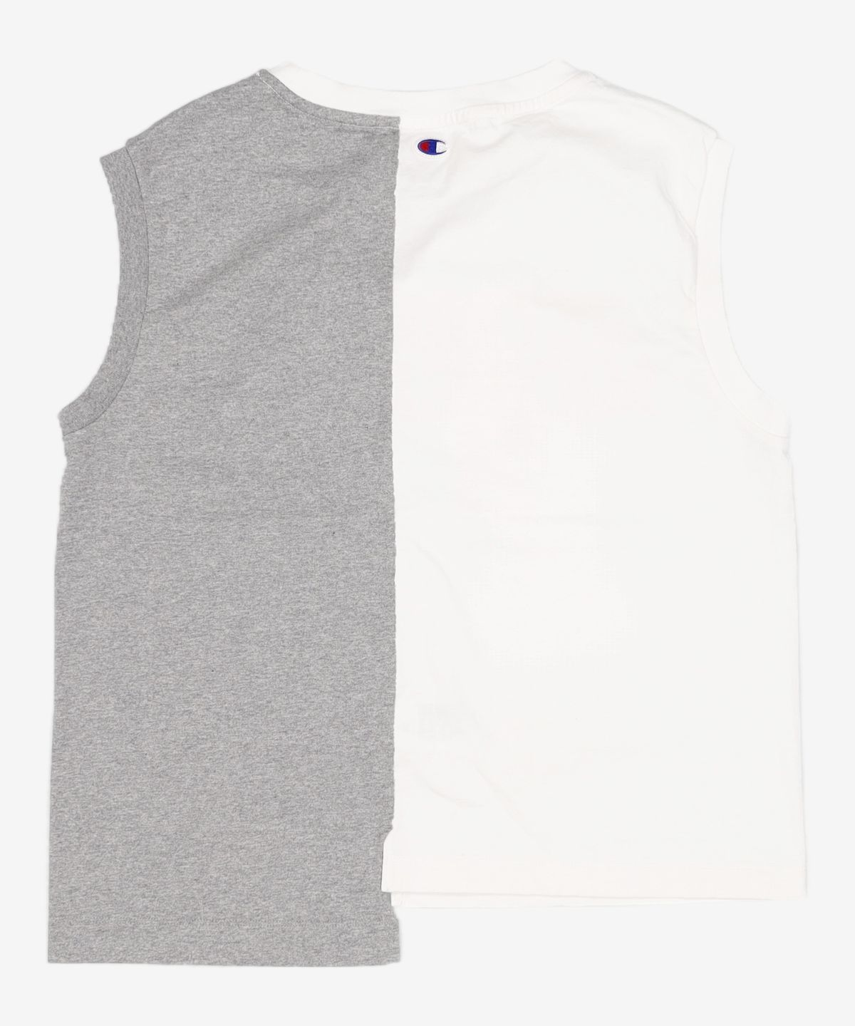 챔피온(CHAMPION) 여성 언발란스 멀티 슬리브리스 티셔츠 White L