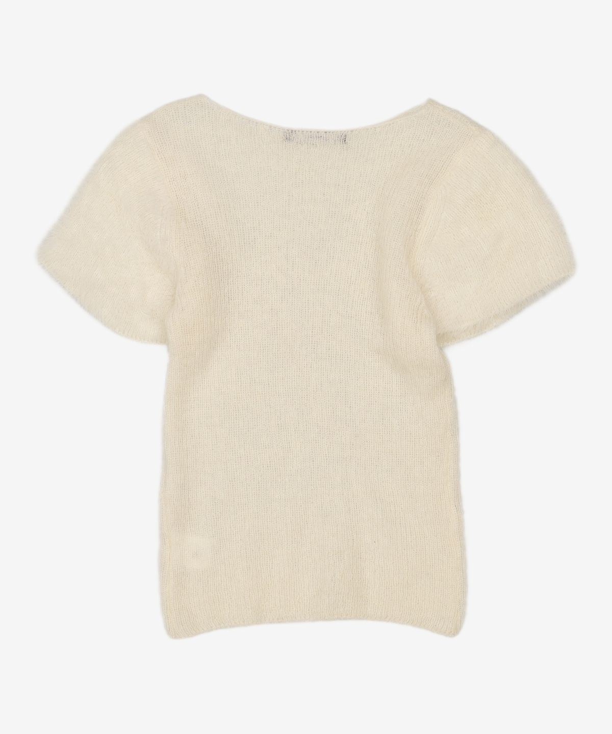 다이애그널(DIAGONAL) FURRY KNIT TOP (ivory) S