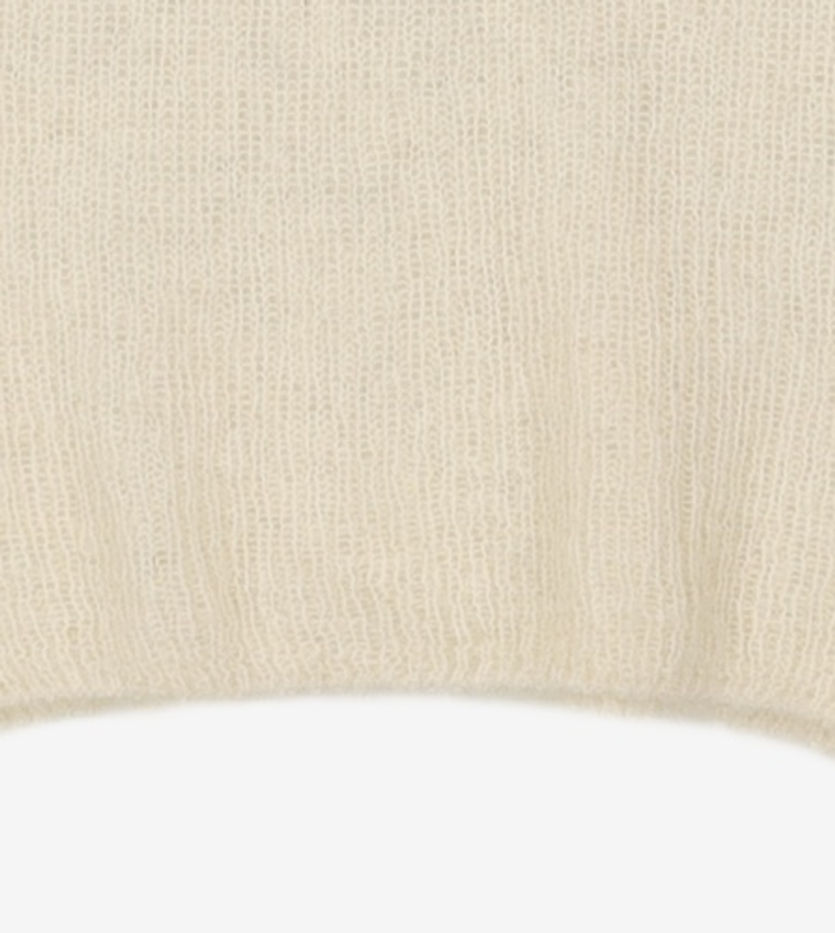 다이애그널(DIAGONAL) FURRY KNIT TOP (ivory) S