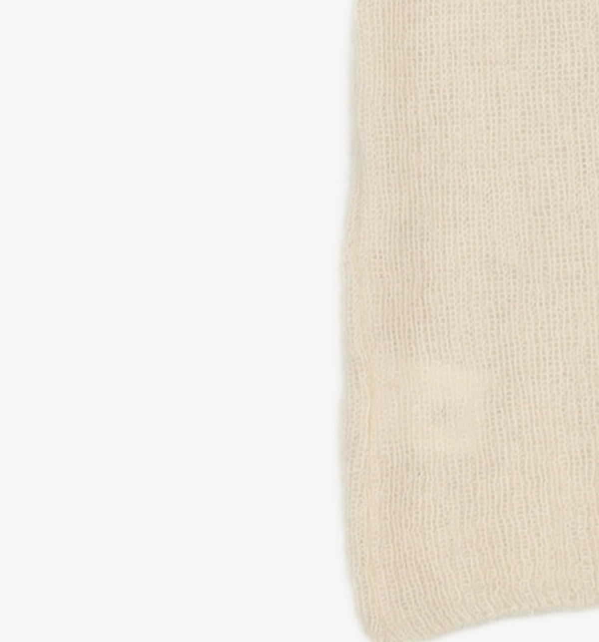 다이애그널(DIAGONAL) FURRY KNIT TOP (ivory) S