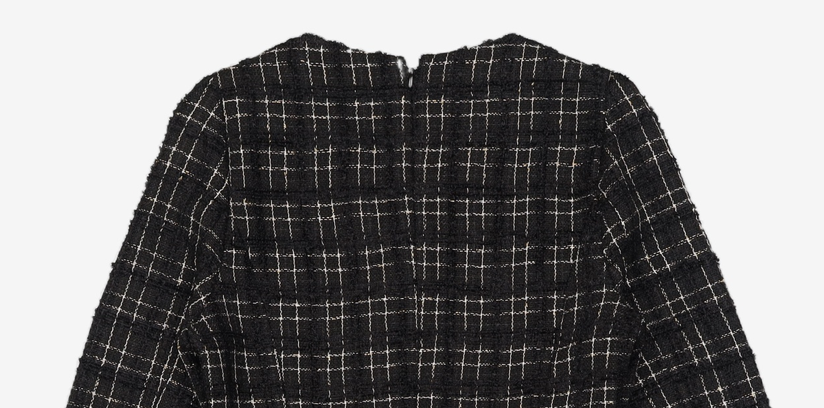 미쏘(MIXXO) 트위드 랩디테일원피스 MIWOWC111G S