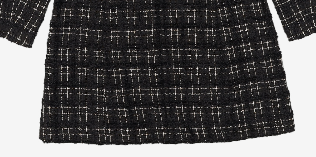 미쏘(MIXXO) 트위드 랩디테일원피스 MIWOWC111G S