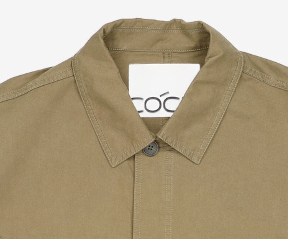 커스텀어클락(COSTUME O’CLOCK) 코튼 프렌치 워시드 워크자켓 카키 COOSJK041KHAKI M