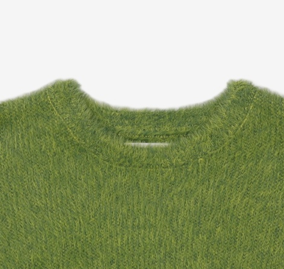 노매뉴얼(NOMANUAL) (시그니처종료)CROPPED HAIRY KNIT - 5 COLOR 100